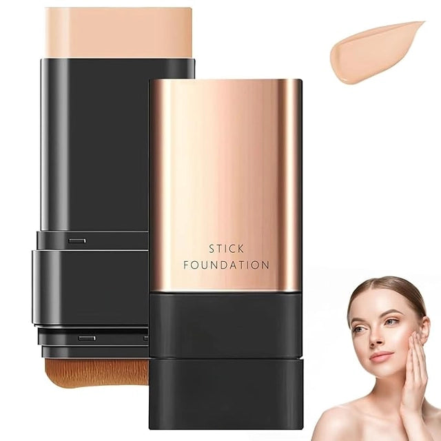 LuxeGlow™ 2-in-1 Korean Glass Skin Foundation Stick