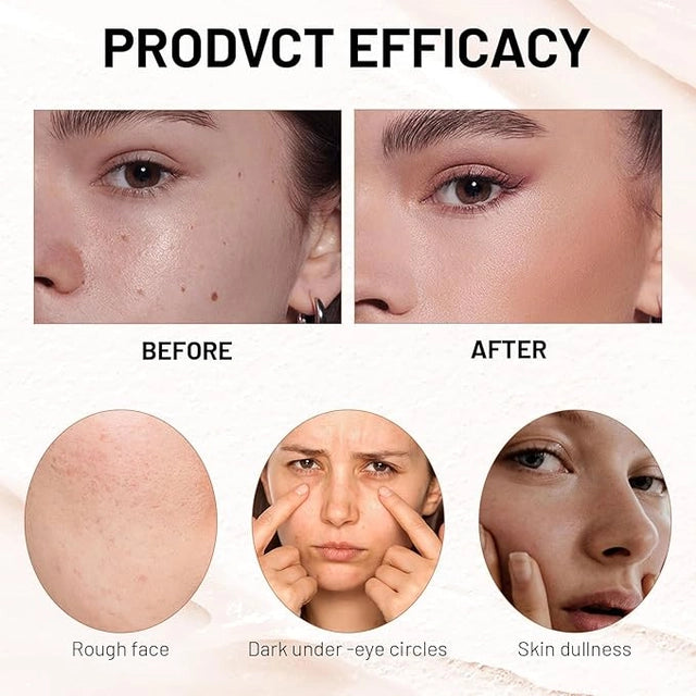 LuxeGlow™ 2-in-1 Korean Glass Skin Foundation Stick
